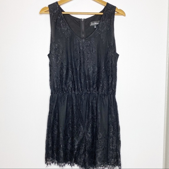 Sam Edelman - Women’s Black Lace Romper Size 8 - Picture 2 of 7